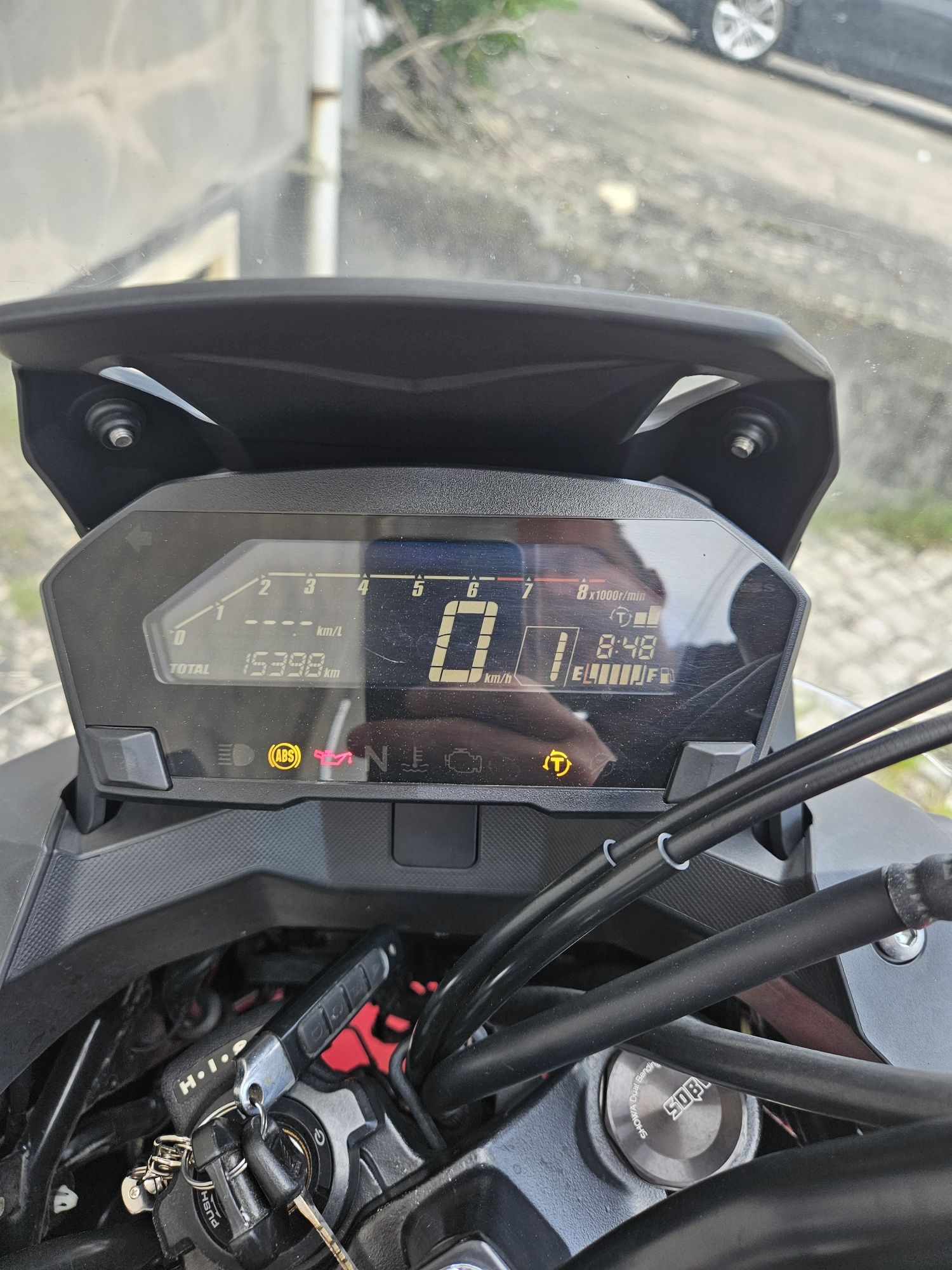 NC 750 X 2020 + descanso central + 3 malas + protetor de motor Givi