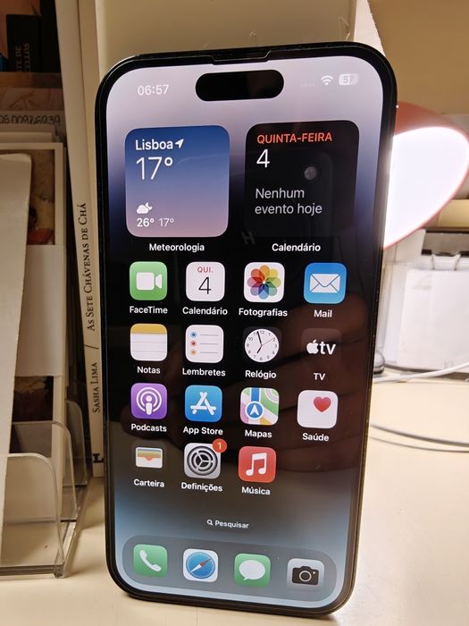 Iphone 14 pro Preto 128gb como novo