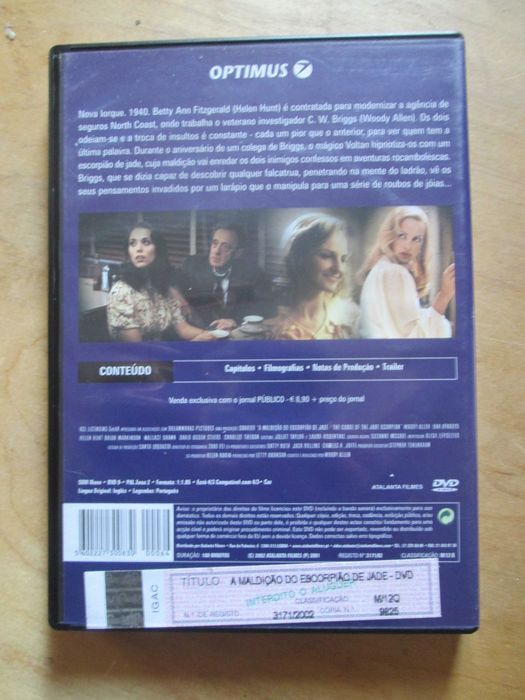 A Maldição do Escorpião de Jade, Dan Aykroyd, Woody Allen, Helen Hunt