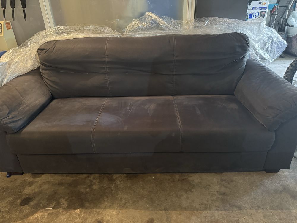 Sofa 3 lugares cinzento