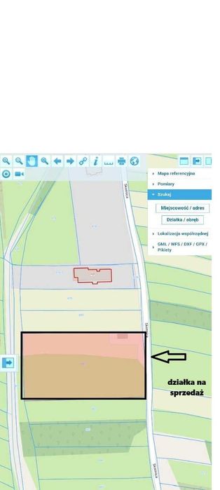 Działka Skotnica Kraków TONIE