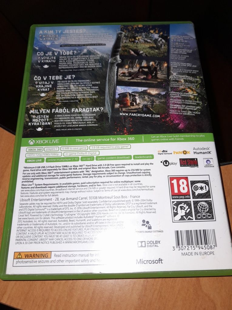 Far Cry 4 .Wersja polska.X box 360