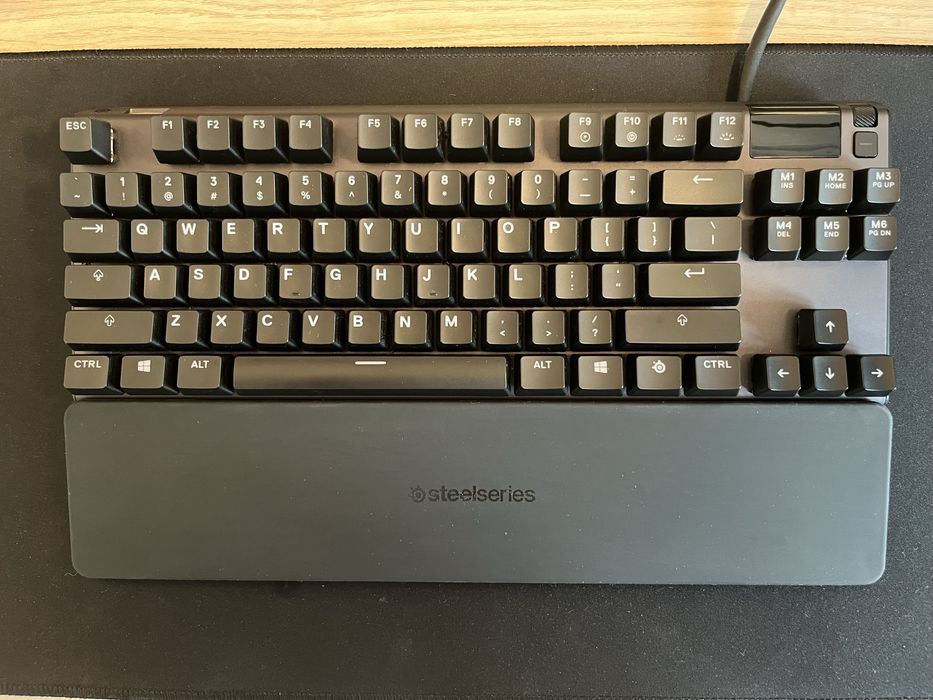 Steelseries APEX7 tkl, teclado mecânico gamer, RED switches, layout US