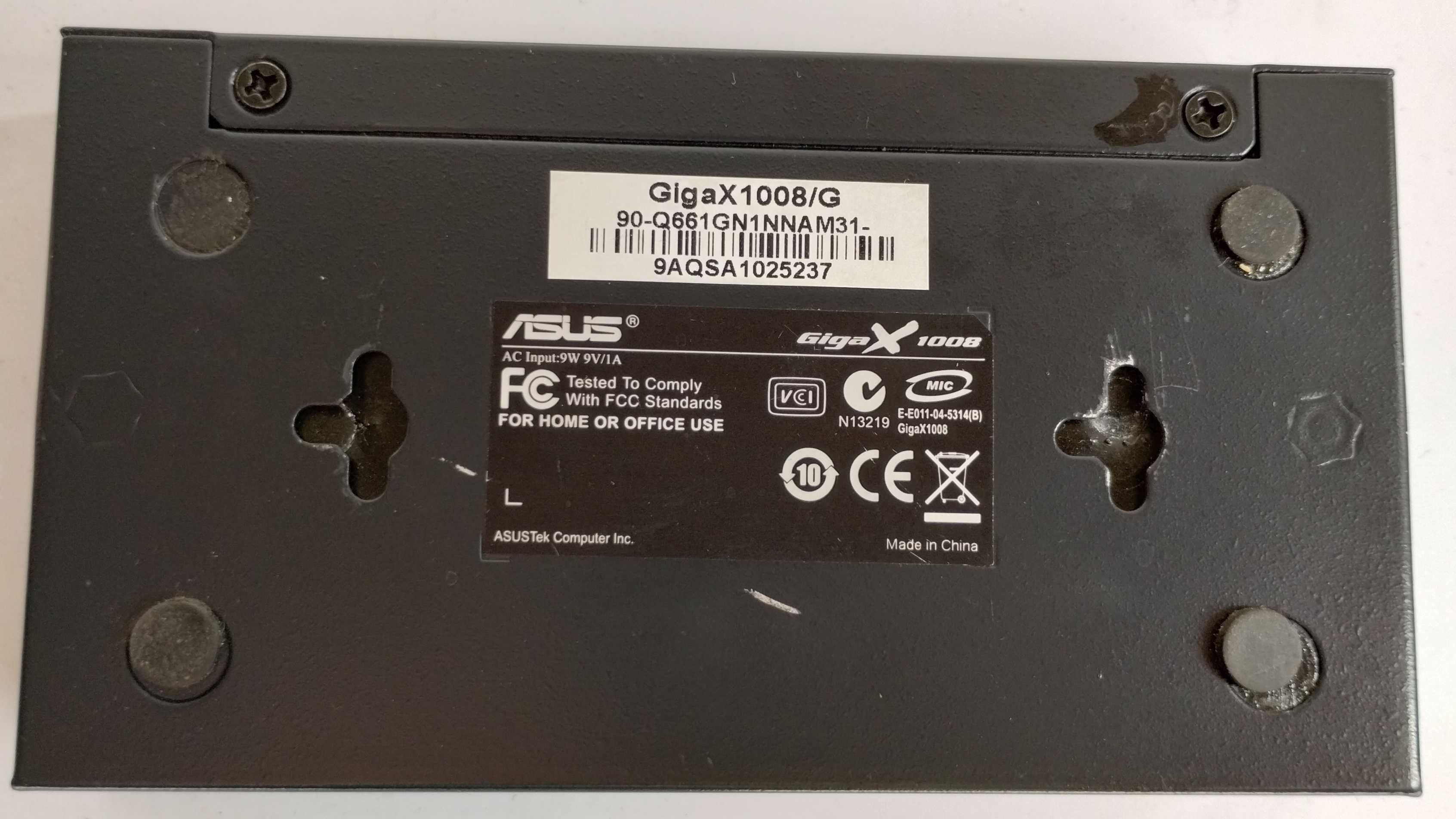 Switch Asus GigaX 8x 10/100 Mbps GX1008