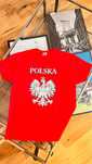 T-shirt z napisem POLSKA.Rozmiary(S,M,L,XL)unisex