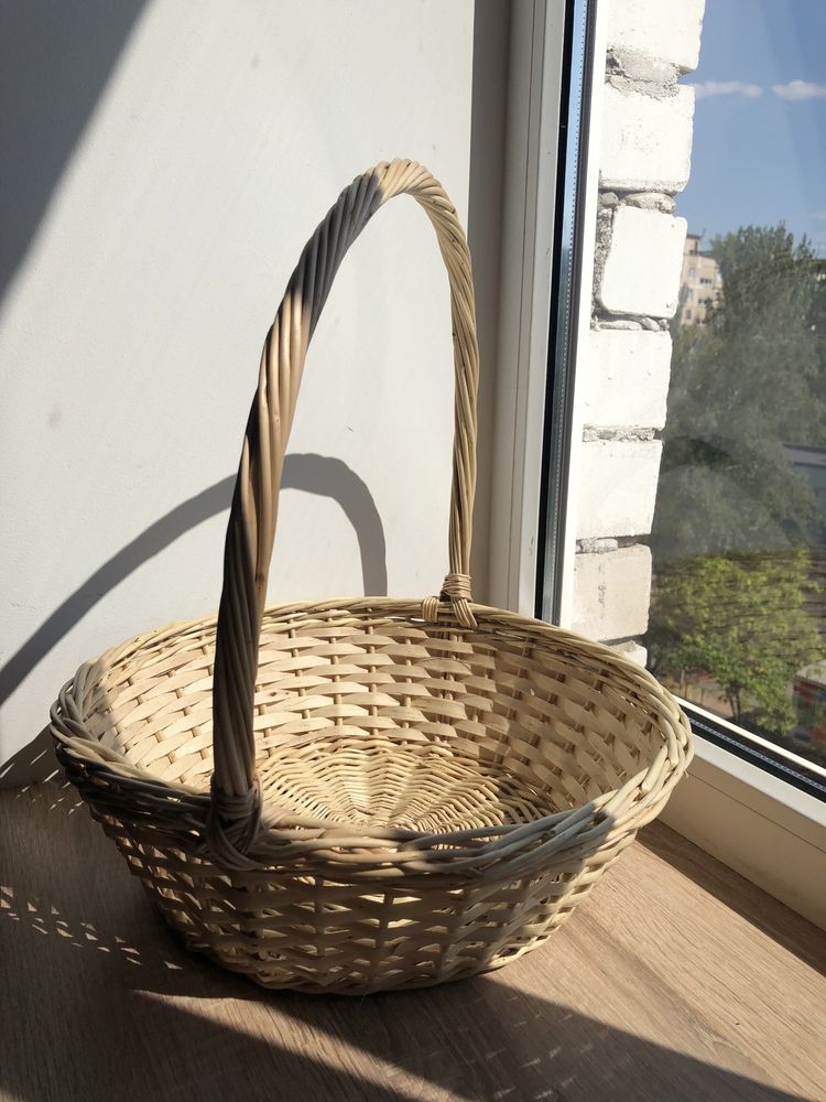 Плетеная корзина из лозы, для фруктов, корзина подарочная, пасхальная