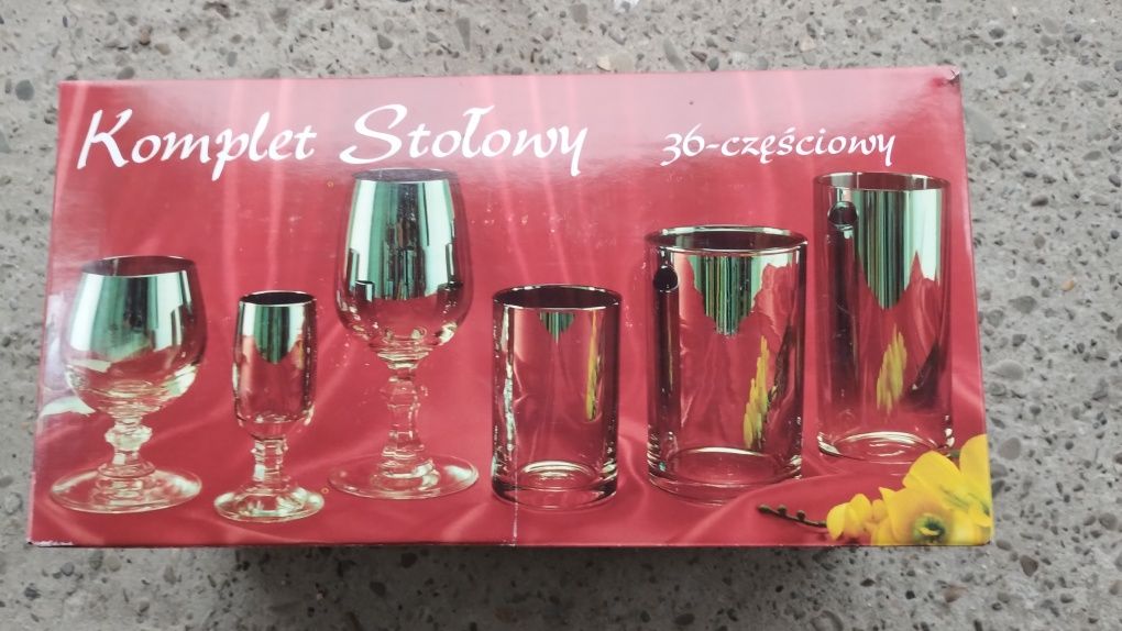 Zestaw kieliszków i szklanek Krosno 36 elementów