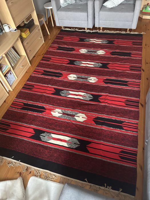 kilim wełniany dywan ścienny