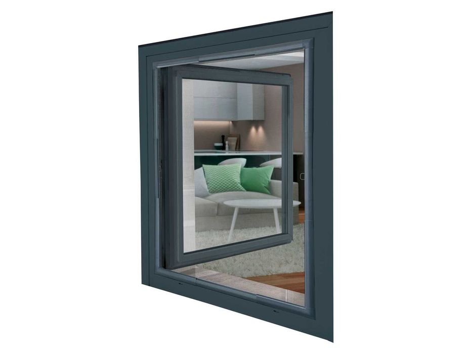 LIVARNO home Moskitiera okienna teleskopowa 100 x 120 cm