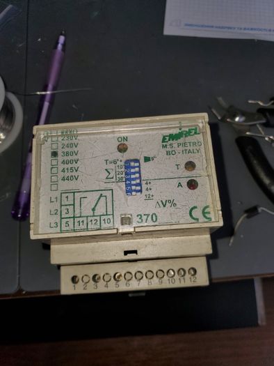 Монитор напряжения Контролер фаз EMIREL E370B