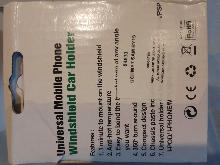 uchwyt na telefon do szyby do samochodu