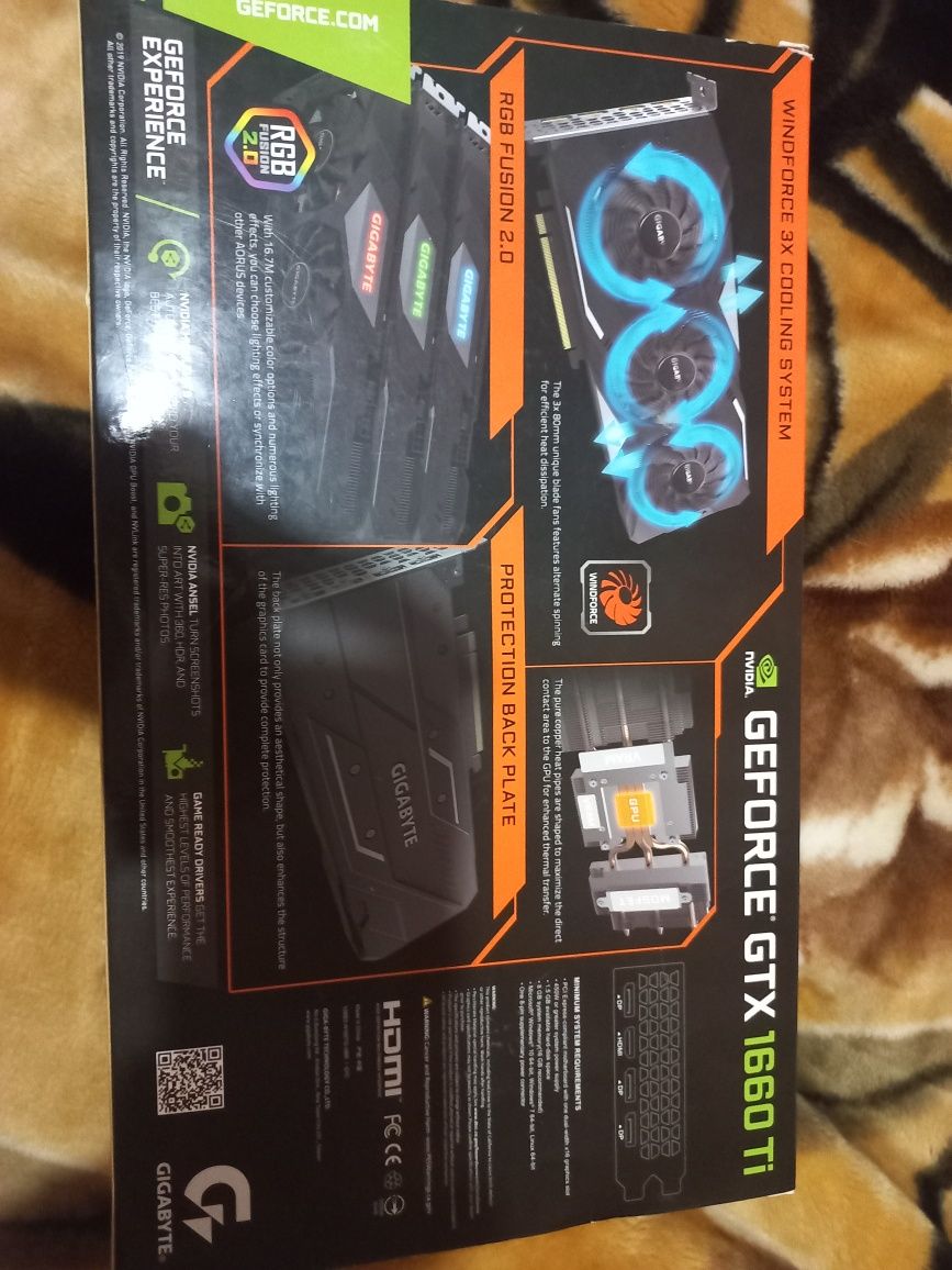 Відеокарта GIGABYTE 1660 Ti