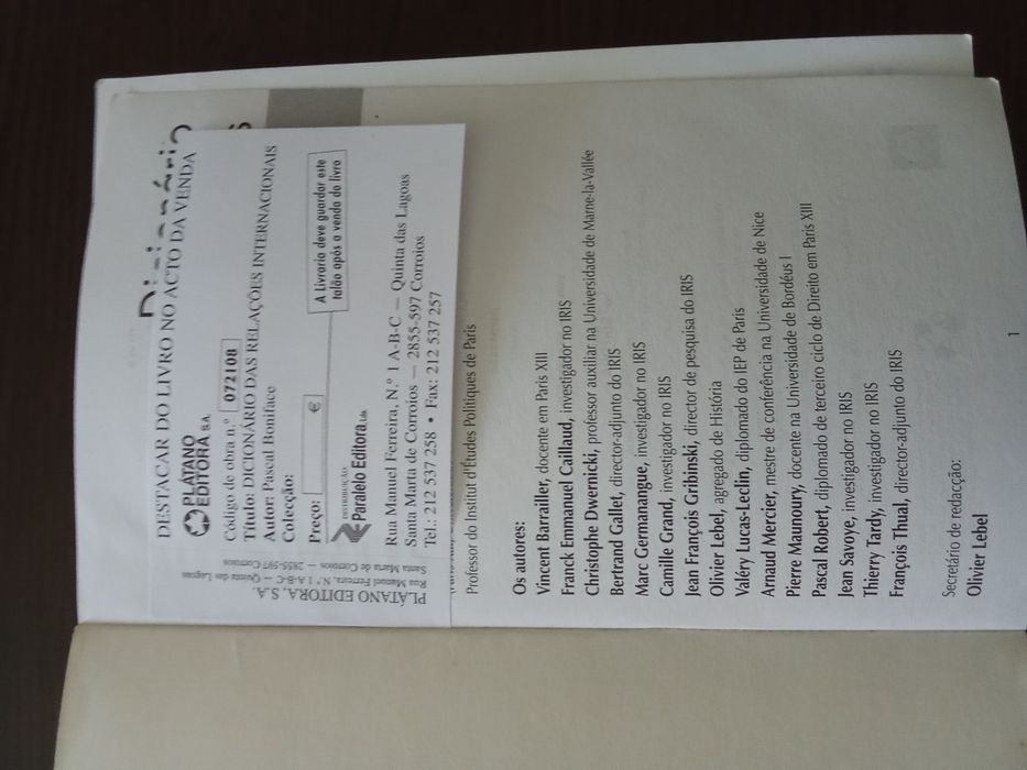 Dicionário das Relações Internacionais