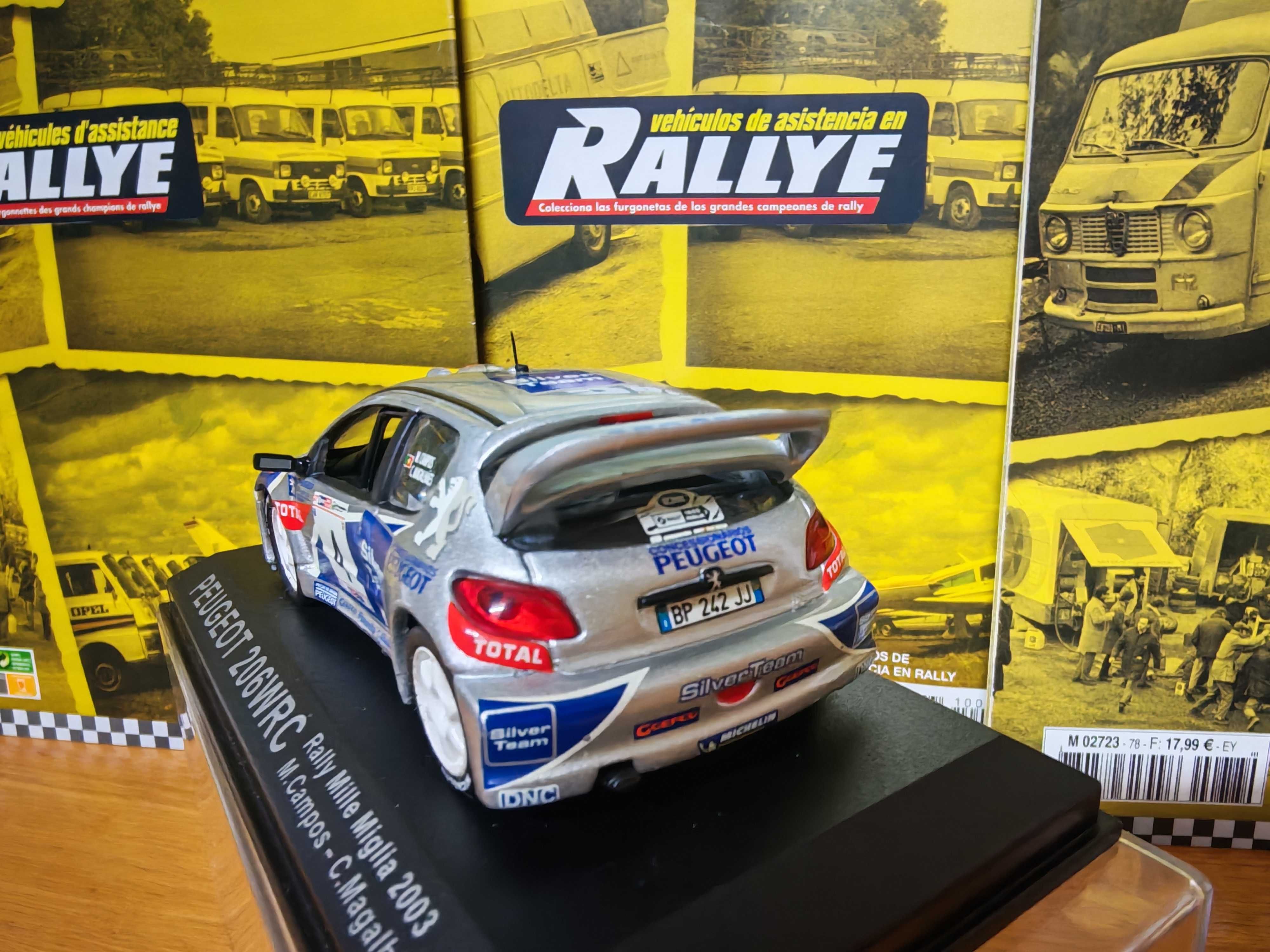 Peugeot 206 WRC - M. Campos - Escala 1:43