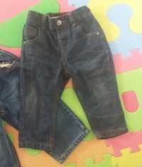 Spodnie jeansowe NEXT, LEVI'S rozm. 80