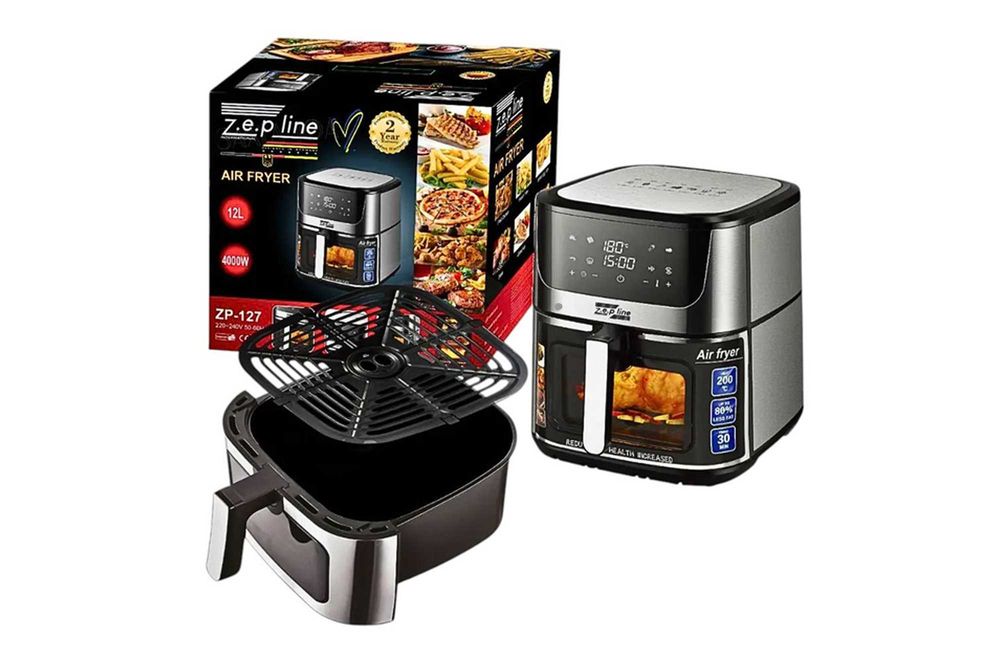 Аэрогриль Zepline 12л 4000 Вт / аерогриль - мультипечь с двумя тенами!