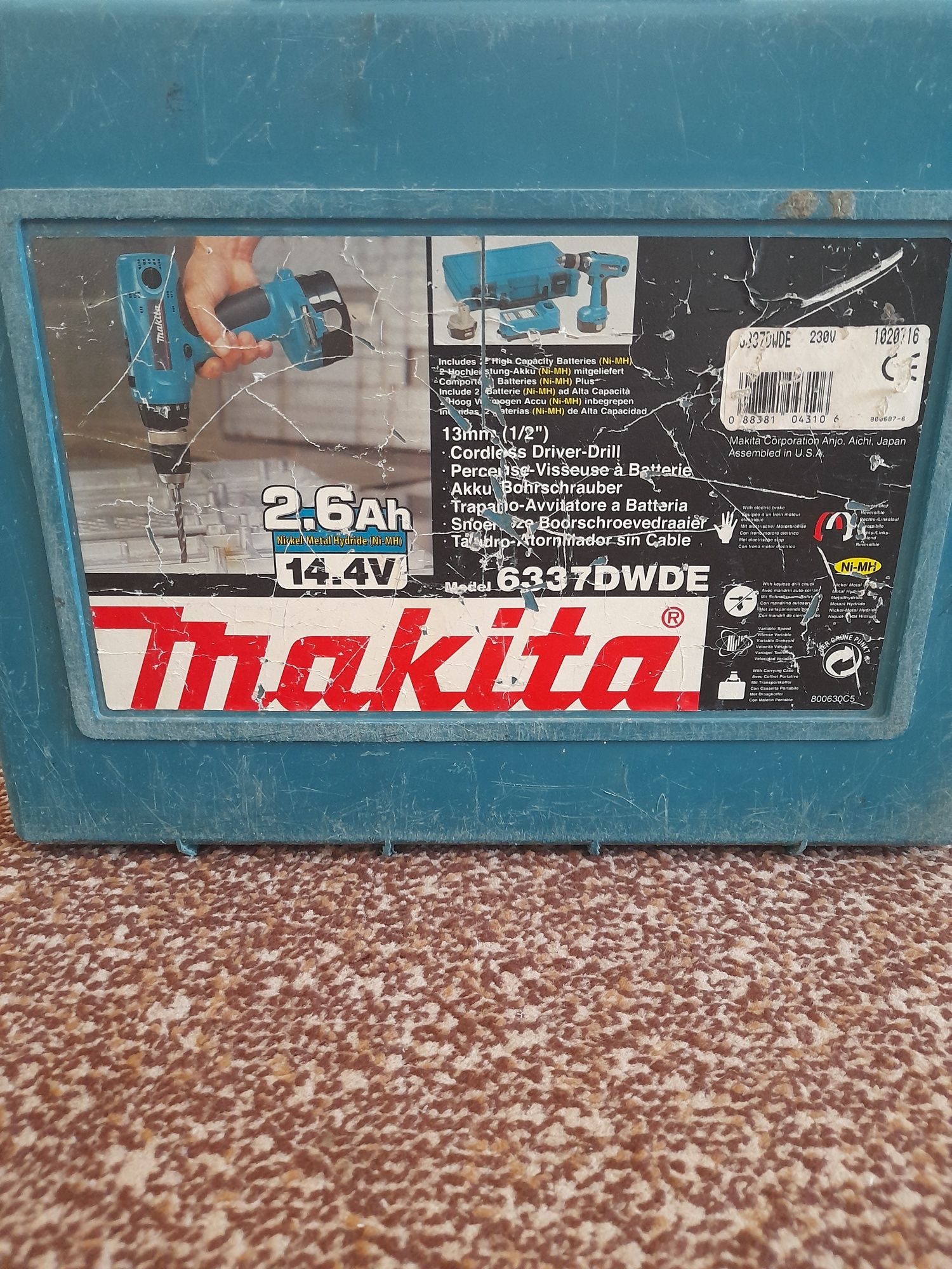 Шуруповерт "Makita" б.у.