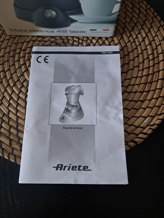Kawiarka Ariete Mokina  100ml j.nowa