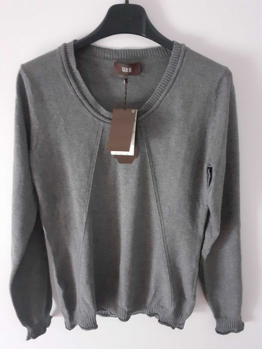 Camisola senhora cinzenta Globe, nova com etiqueta