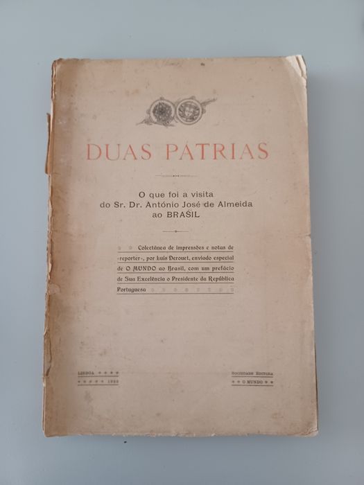 "Duas Pátrias", 1923, visita de António José de Almeida ao Brasil