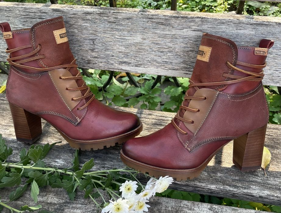 Кожаные ботильоны Pikolinos