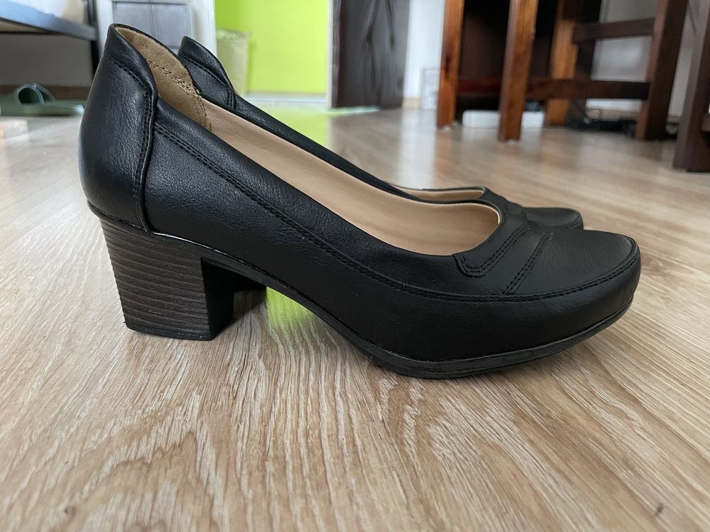 Buty na niskim obcasie