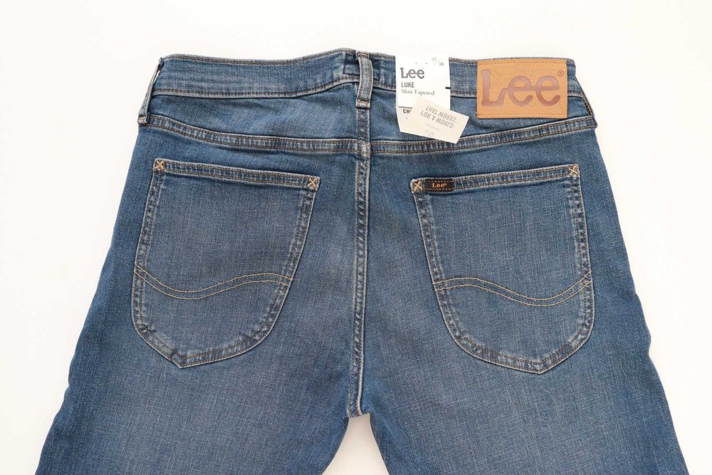 LEE LUKE W31 L30 męskie spodnie jeansy skinny slim fit nowe okazaja