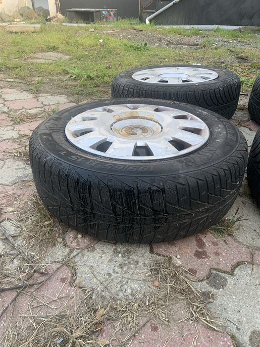 Felgi stalowe + opony zimowe VW 195/65 R15 5x120