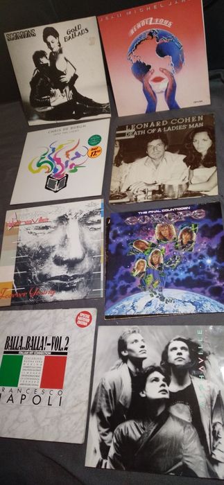 Kolekcja płyt winylowych Alphaville , Deep Purple,  Europe , i inne