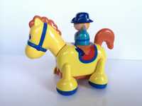 Brykający konik z kowbojem Tomy, zabawka edukacyjna