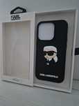 Oryginalne Etui KARL LAGERFELD hardcase Rubber Ikonik 3D Iphone 14 Pro