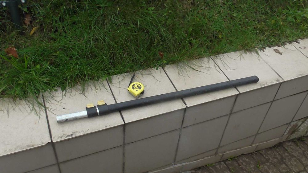 przedłużacz rumpla steru aluminiowy teleskopowy .