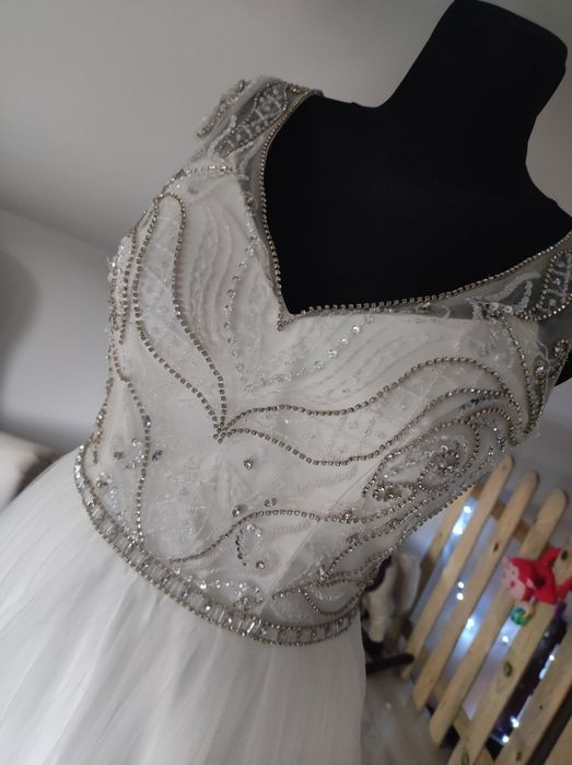 Suknia ślubna biała Princessa tiul