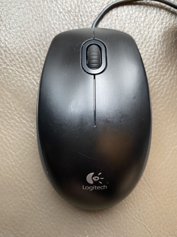 LOGITECH - B100 czarna myszka komputerowa USB