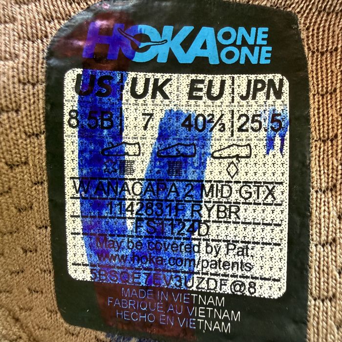 Черевики Hoka Anacapa 2 Mid GTX (Розмір 40.5) 1142831F-RYBR