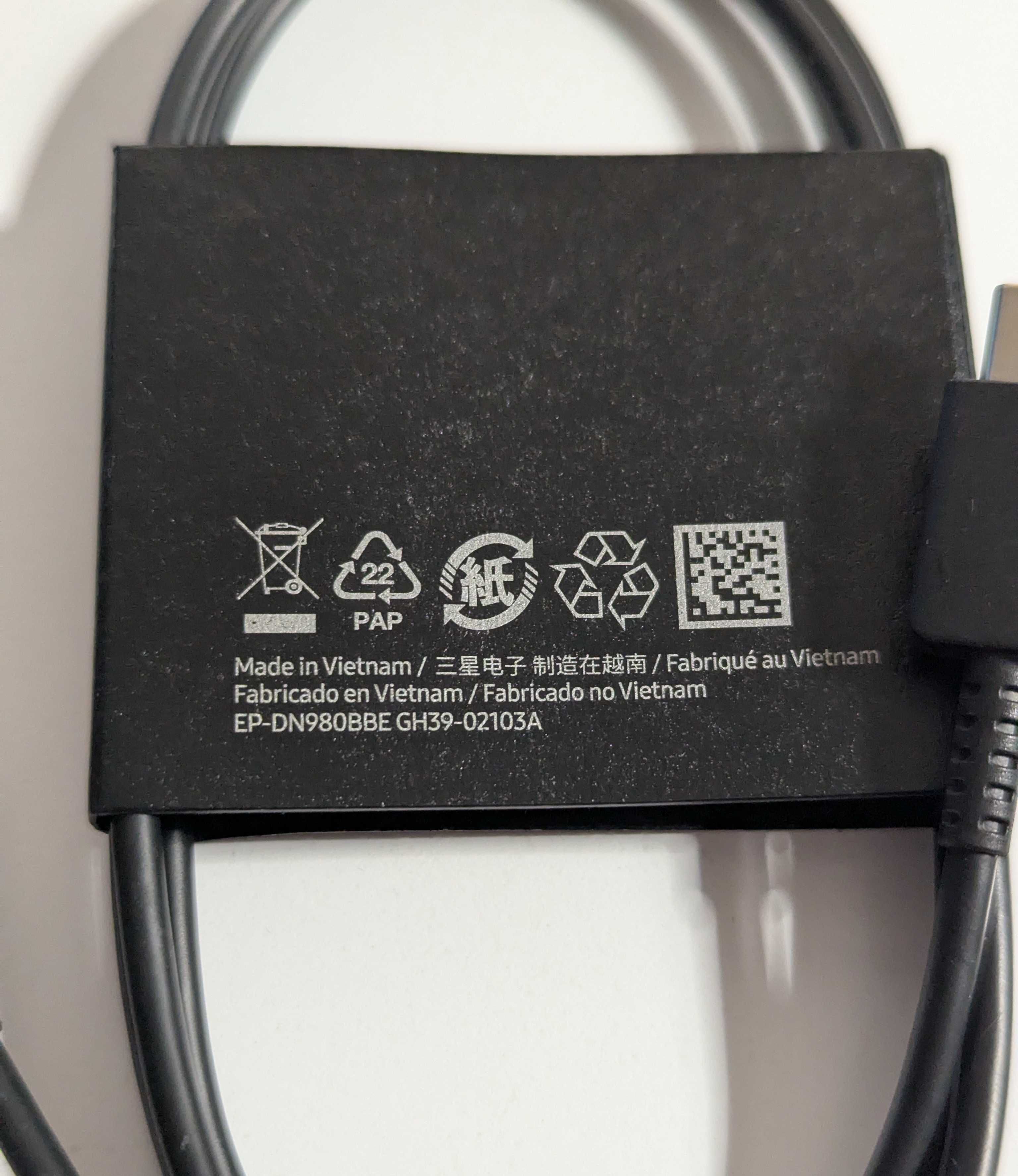 Оригінал Samsung 100W USB-C to USB-C 1m Комплектний швидка зарядка