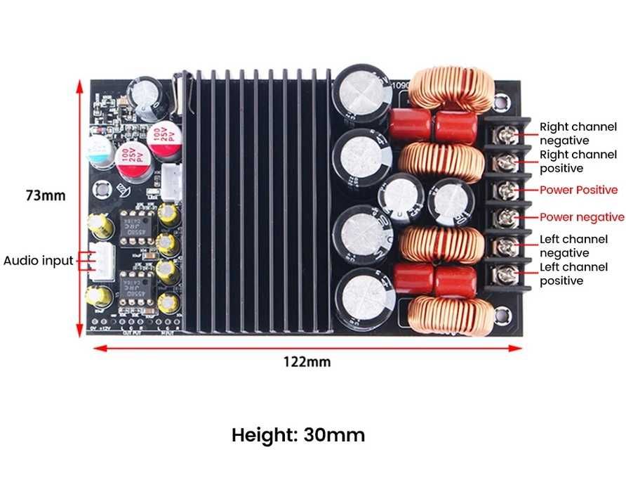 Усилитель на TPA3255 2Х315W