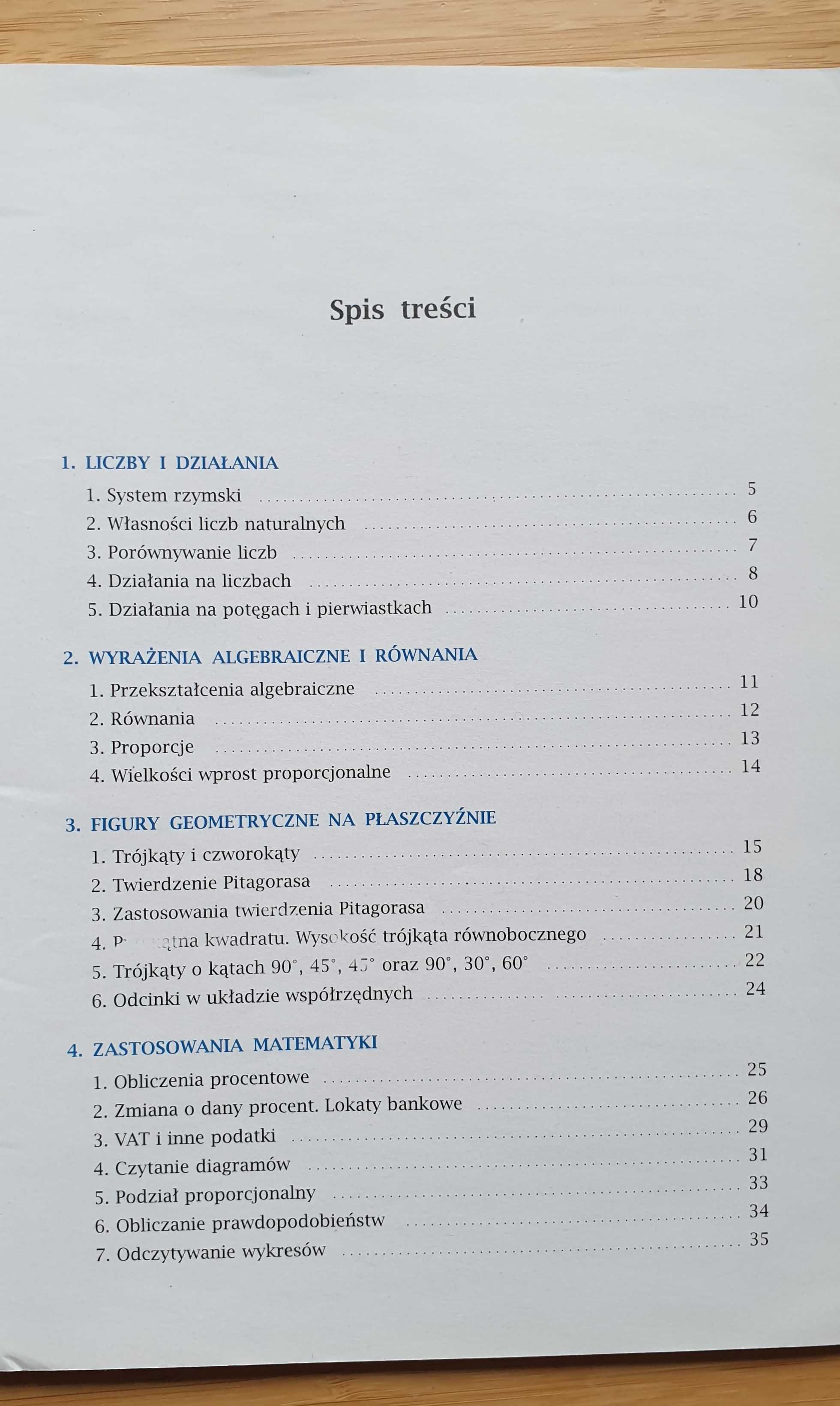 Ćwiczenia matematyka z plusem klasa 8 GWO
