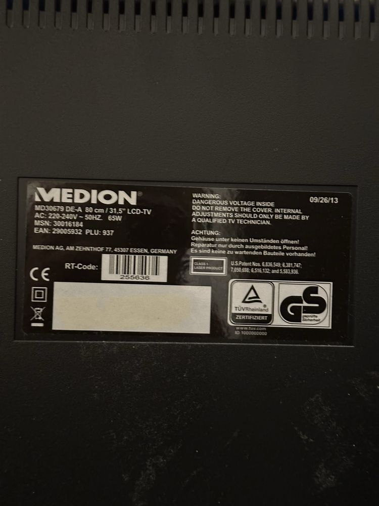 LED Телевізор Medion 31.5‘ дюйми Торг
