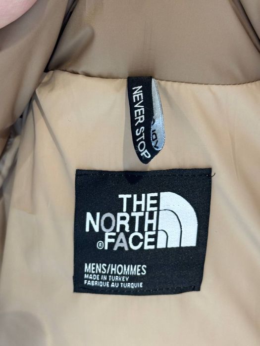 Чоловіча куртка-пуховик зе  норс фейс бежева The North Face