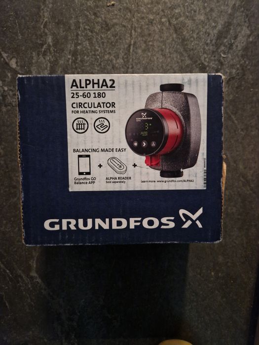 Grundfos pompa alpha2 25 60 model E