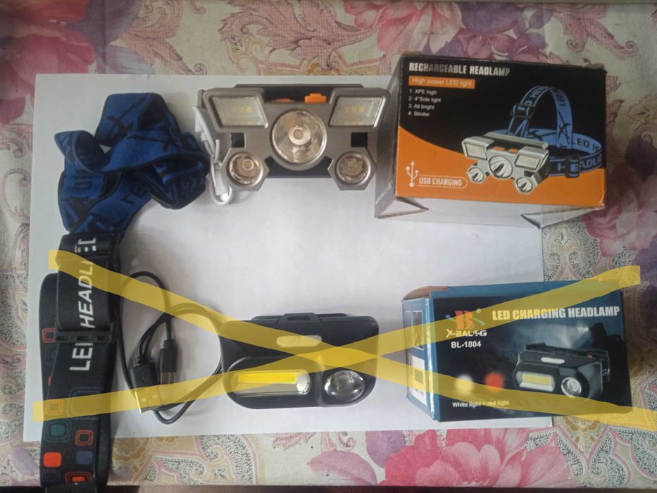 Фонарь налобный .