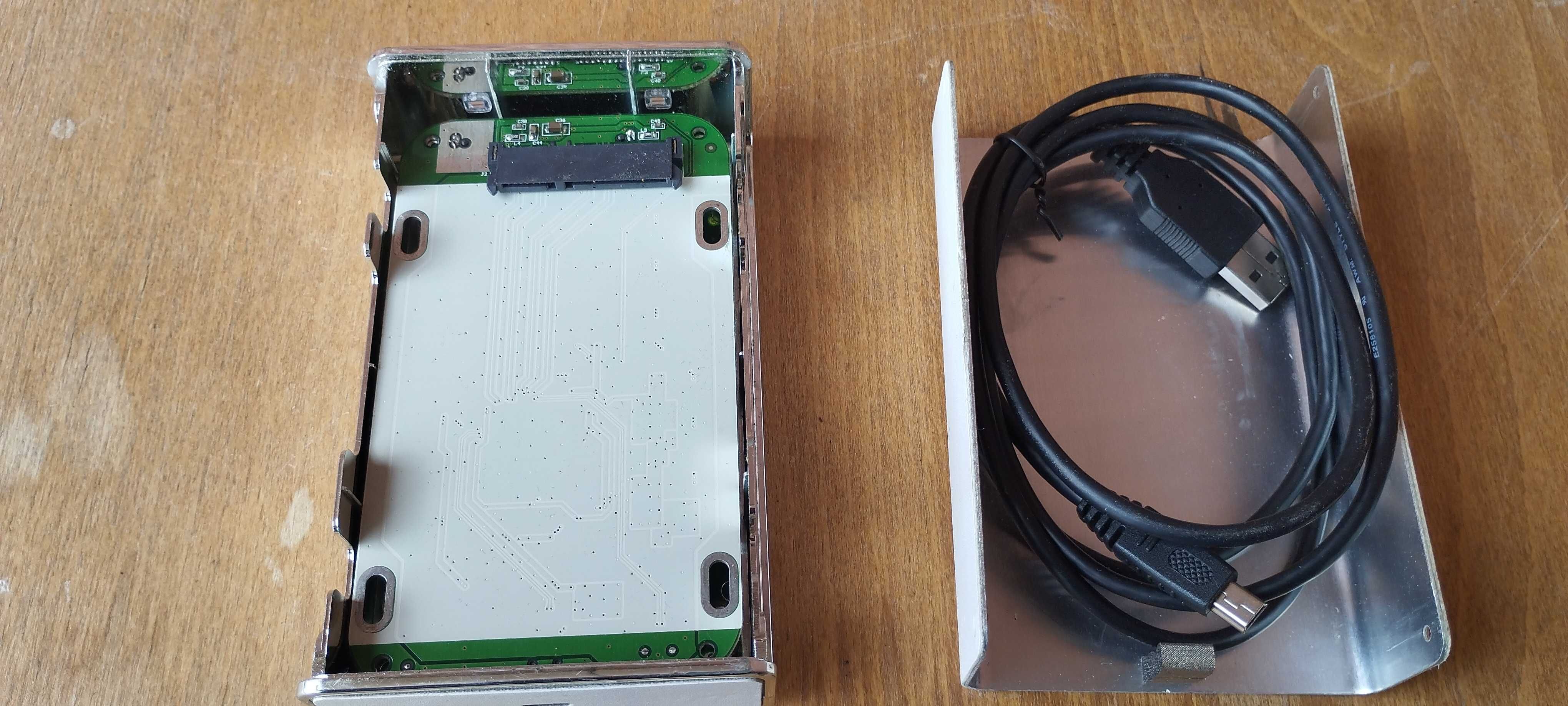Портативний кейс на 2 sata hdd 2.5