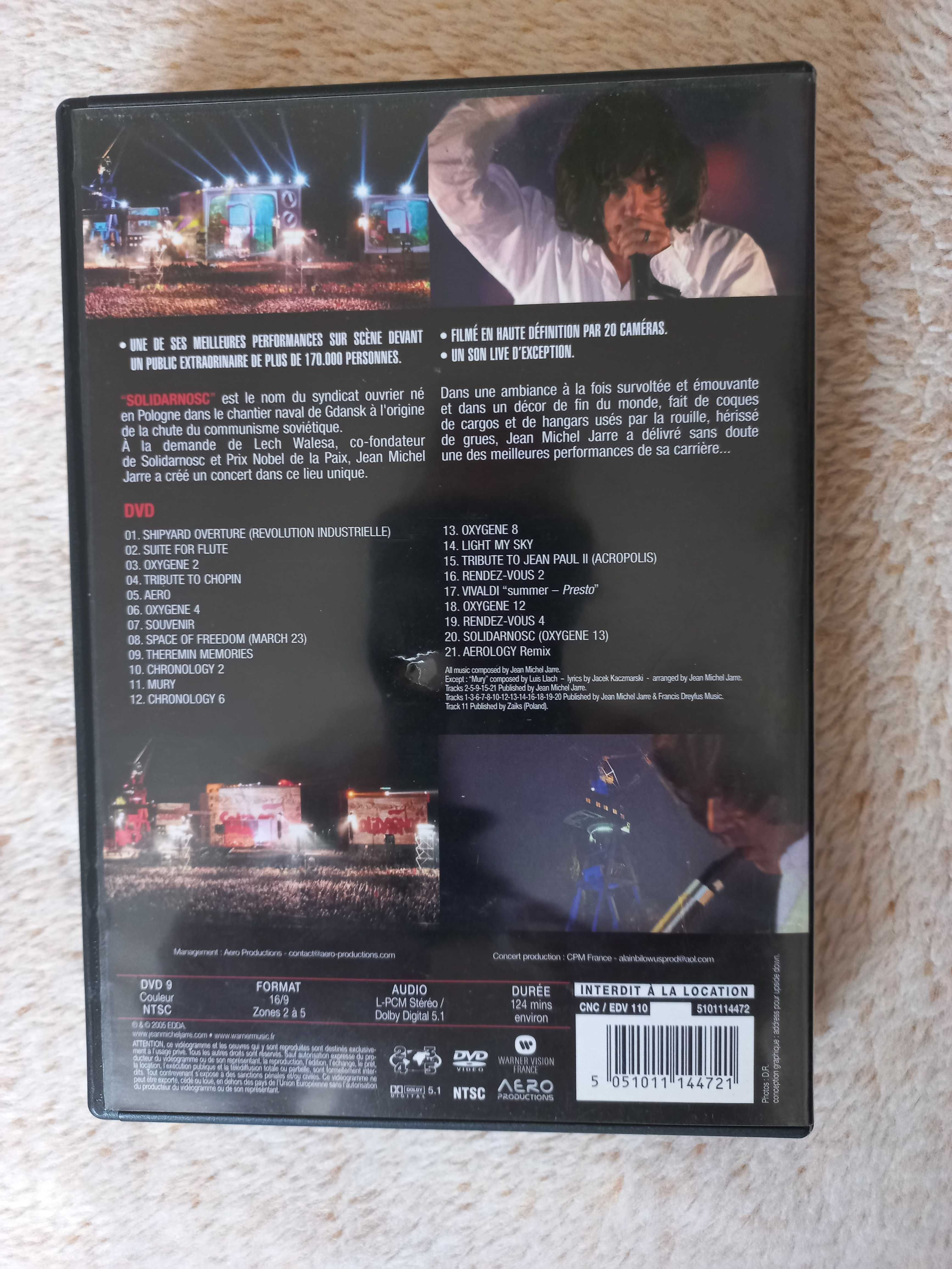 DVD Jean Michel Jarre Solidarność Live