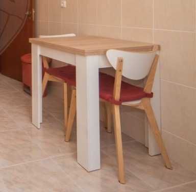 Mesa Extensível Bricomarchê com duas cadeiras IKEA - Alenquer