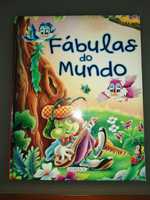 Fábulas do Mundo - Girassol edições Como novo!!	Capa almofadada	176 p.