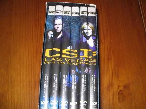 Coleção de 6 DVD (CSI Las Vegas) edição Expresso