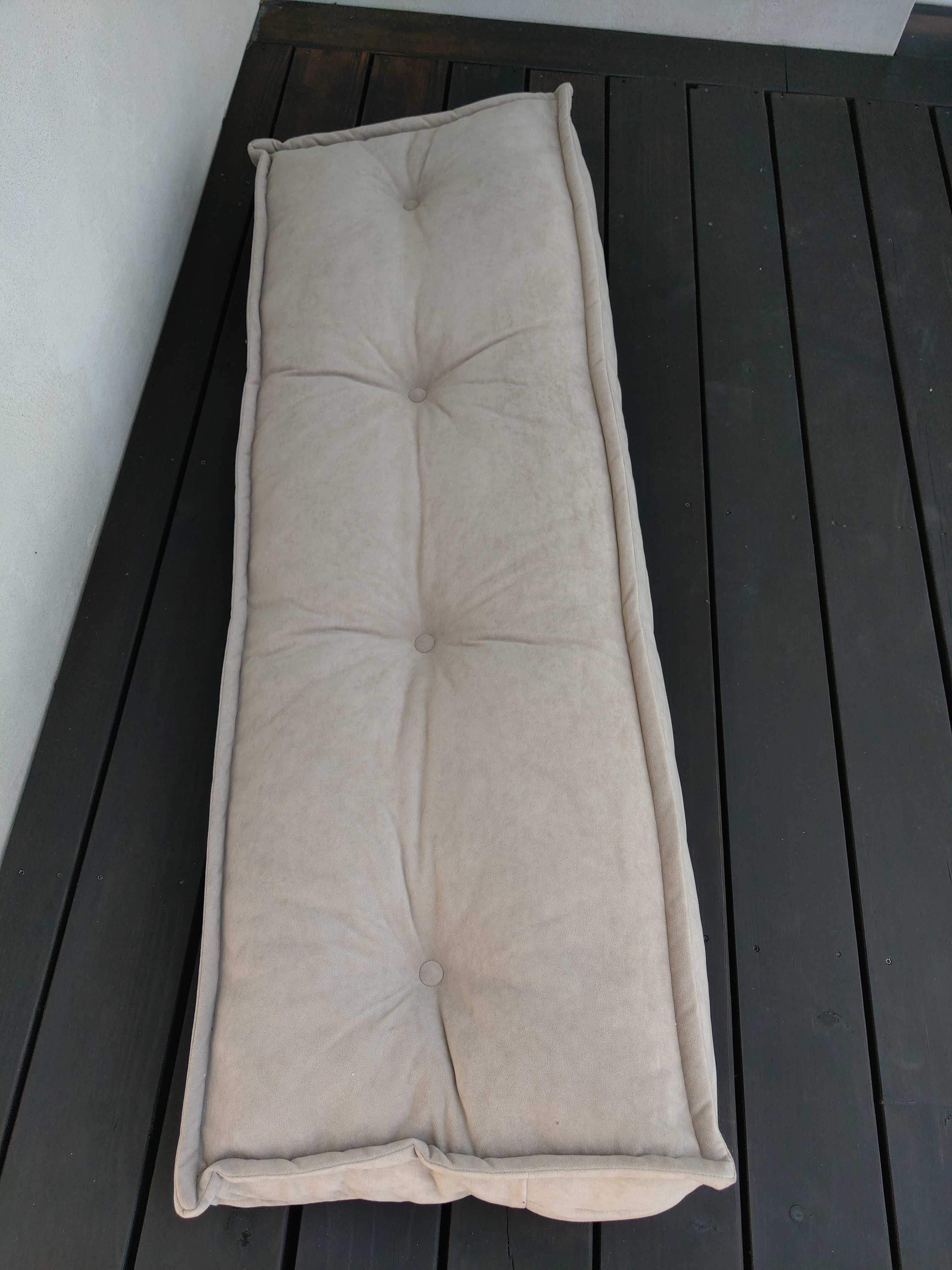 Futon materac siedzisko poducha zagłówek jak KArup Numero 74 kolor len