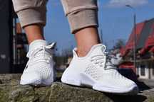 MODNE Buty Damskie Adidasy Sneakersy ROXY białe - 39 [WYSYŁKA 24H]
