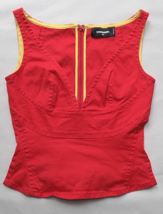 Dsquared2 top bluzka damska na zamek 40/S/M